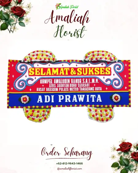 Papan Bunga Ucapan Selamat Pujidadi
